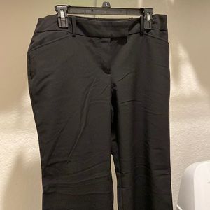 George 12 petite black slacks
